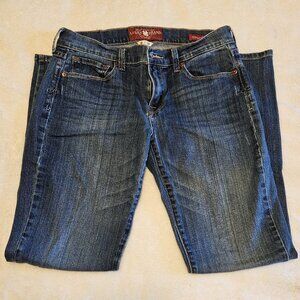 Vintage Women's Lucky Brand Denim Sofia Straight Leg Blue Jeans Size 8/29 Ankle